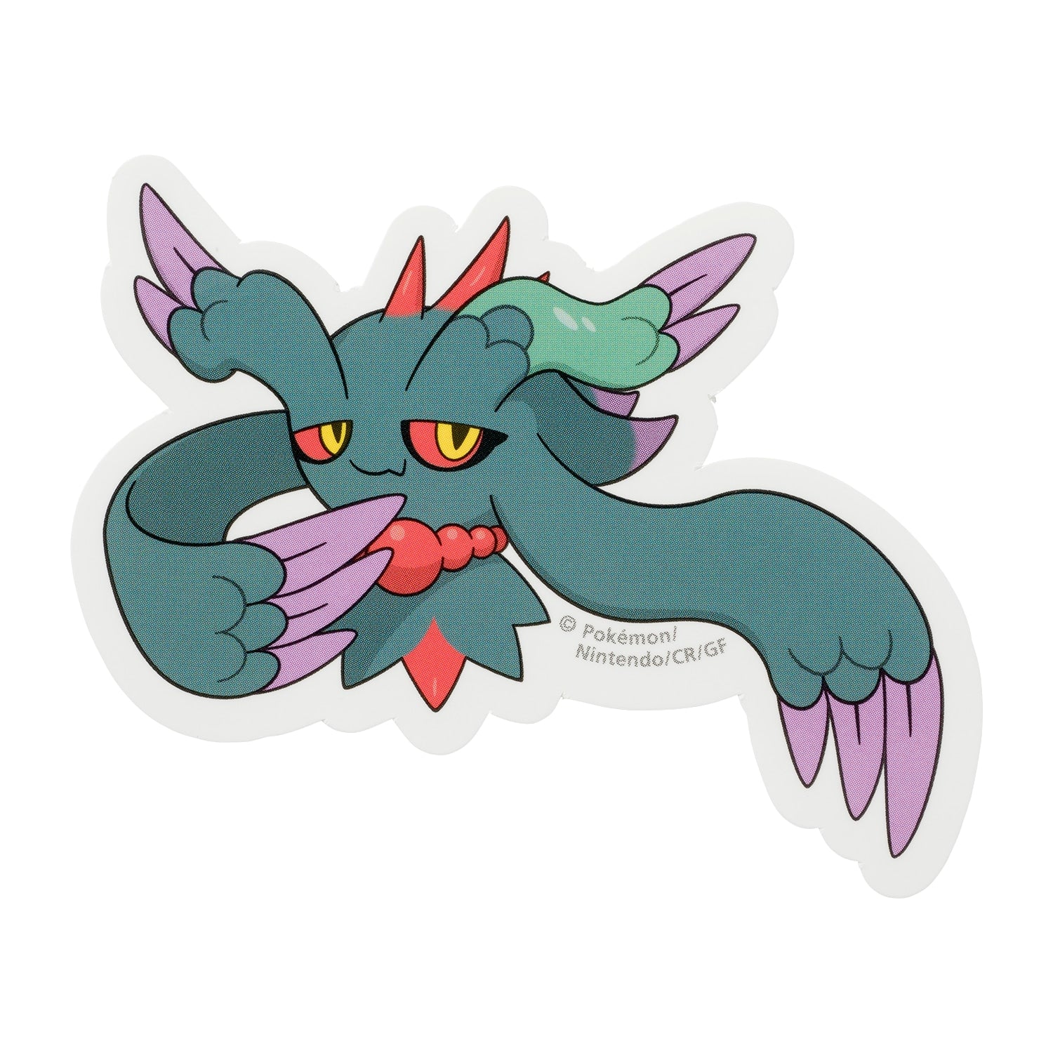 Pokemon Sticker Flutter Mane from Japan, Ghost Fairy type design