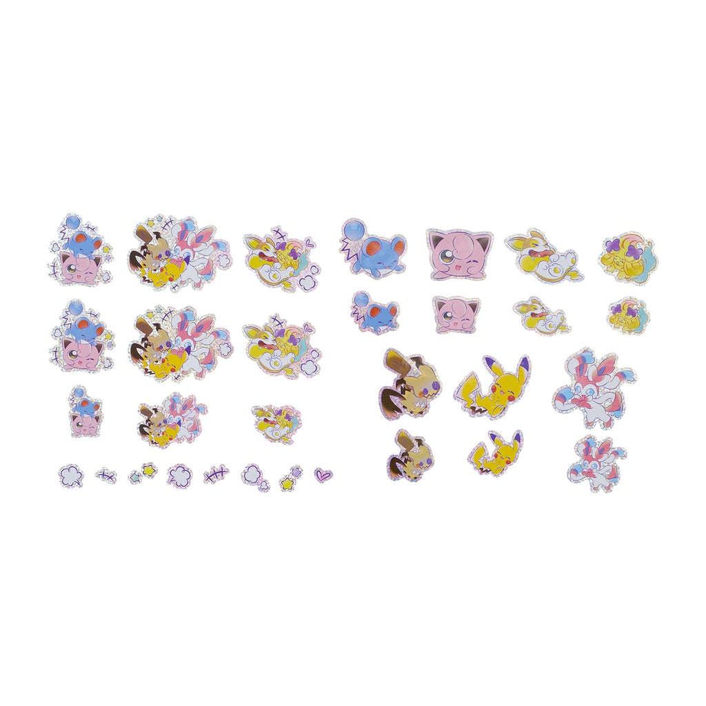 Authentic Pokemon Center Japan sticker in case, Play Rough design from Japanese vendor