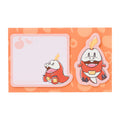 Die-cut sticky notes set Hogator from Japan, featuring Fuecoco character