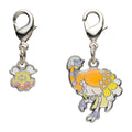 National Encyclopedia Metal Charm 955/956 from Japan, featuring a detailed metal design