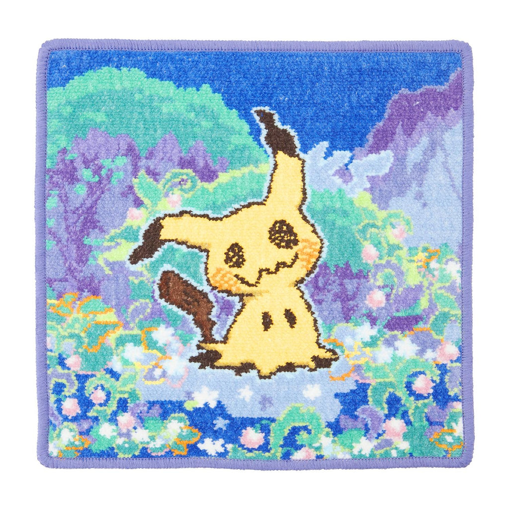 Mimikyu chenille towel handkerchief with soft texture and vibrant colors from Japan