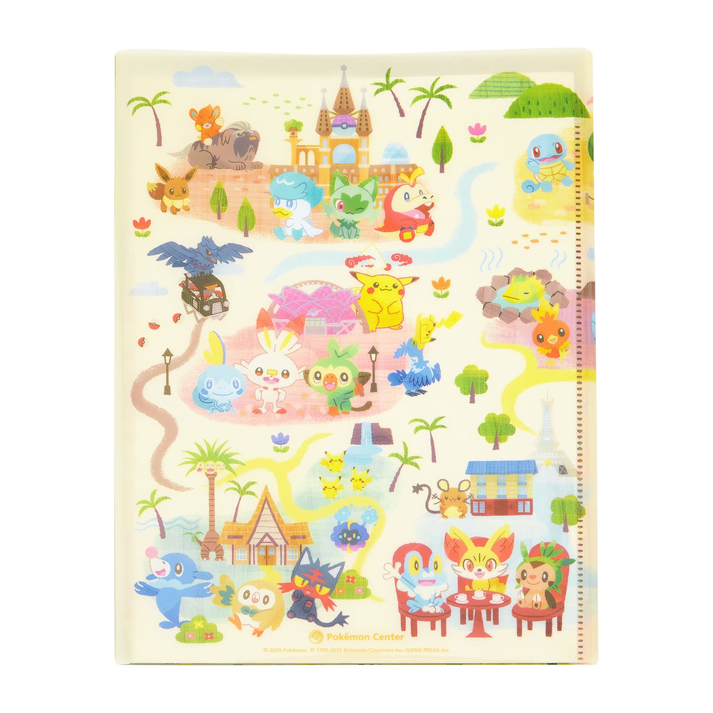 Three-sided clear file Pokémon’s journey