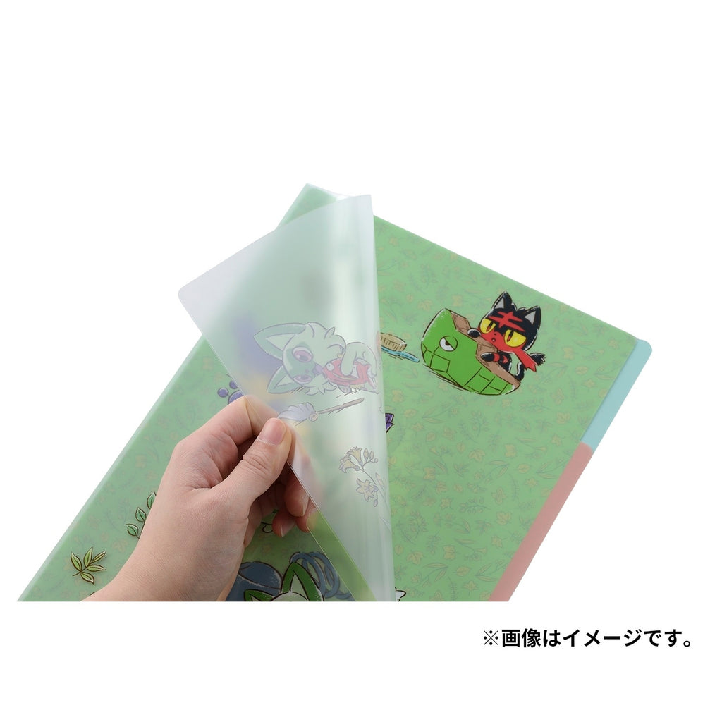 A4 3 pocket clear file Nya! Meow meow! Nyaoha!