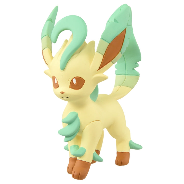 Moncolle MS-07 Leafeon figure from Japan, detailed Pokemon character