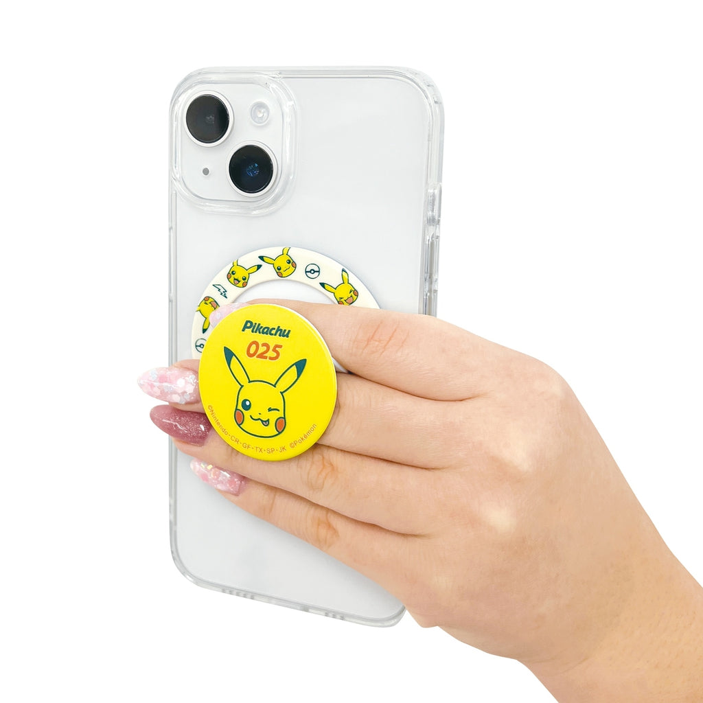 MagSafe compatible smartphone grip Pikachu