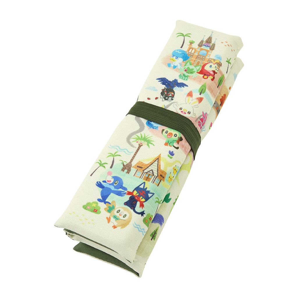 Pokemon Portable Cushion with dimensions and packaging, shipped from Japan