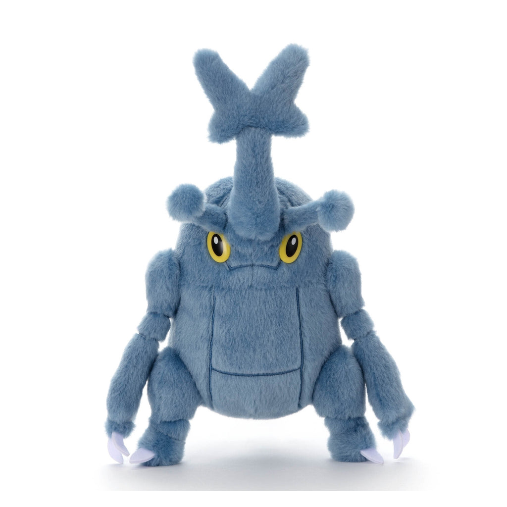 Heracross Pokemon plush toy with vibrant colors from Japan