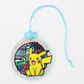 Pikachu luggage tag with round design from Japan