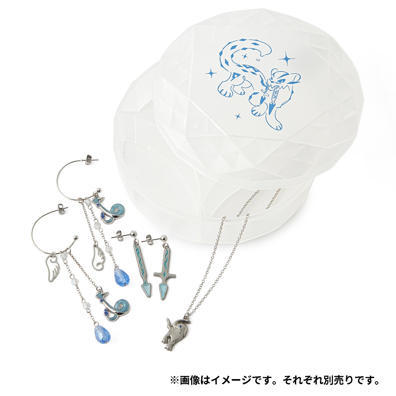TERACOOL Absol Necklace on chain, official Pokemon product from Japan