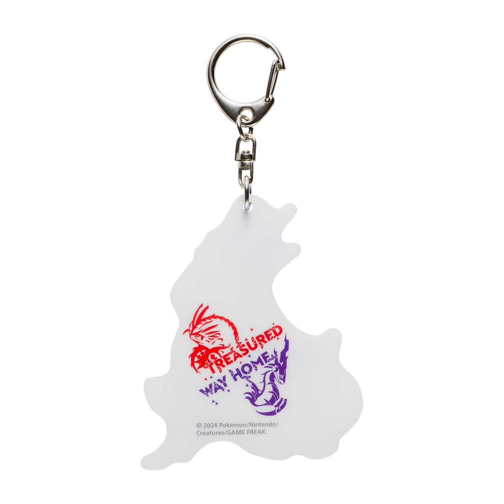 Official Pokémon Center Japan Miraidon keychain, showcasing detailed design and authentic logo from Japan