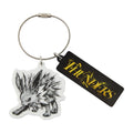 THUNDERS acrylic key ring with vibrant lightning bolt design from Japan