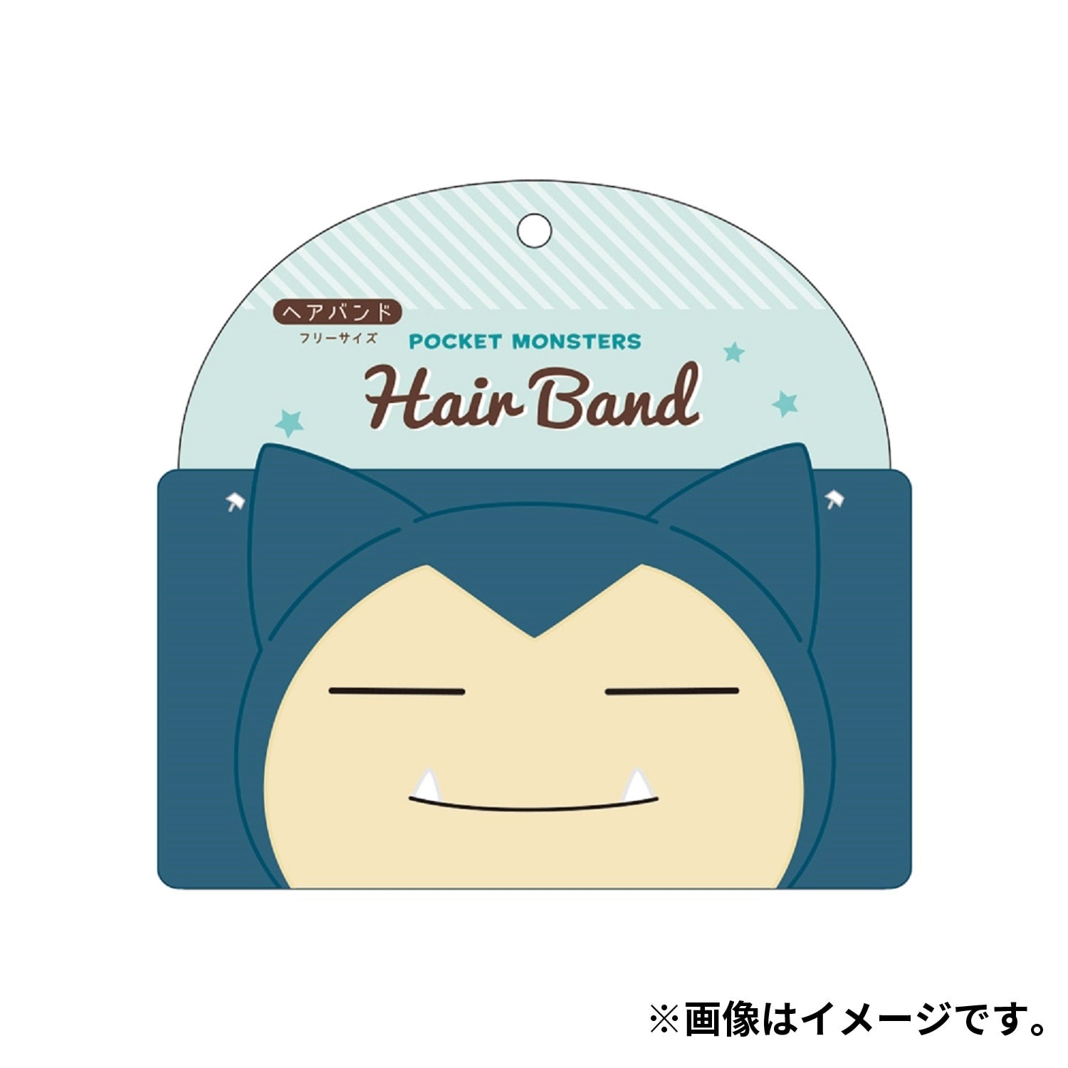Pokemon Snorlax hair band with detailed design from Japan