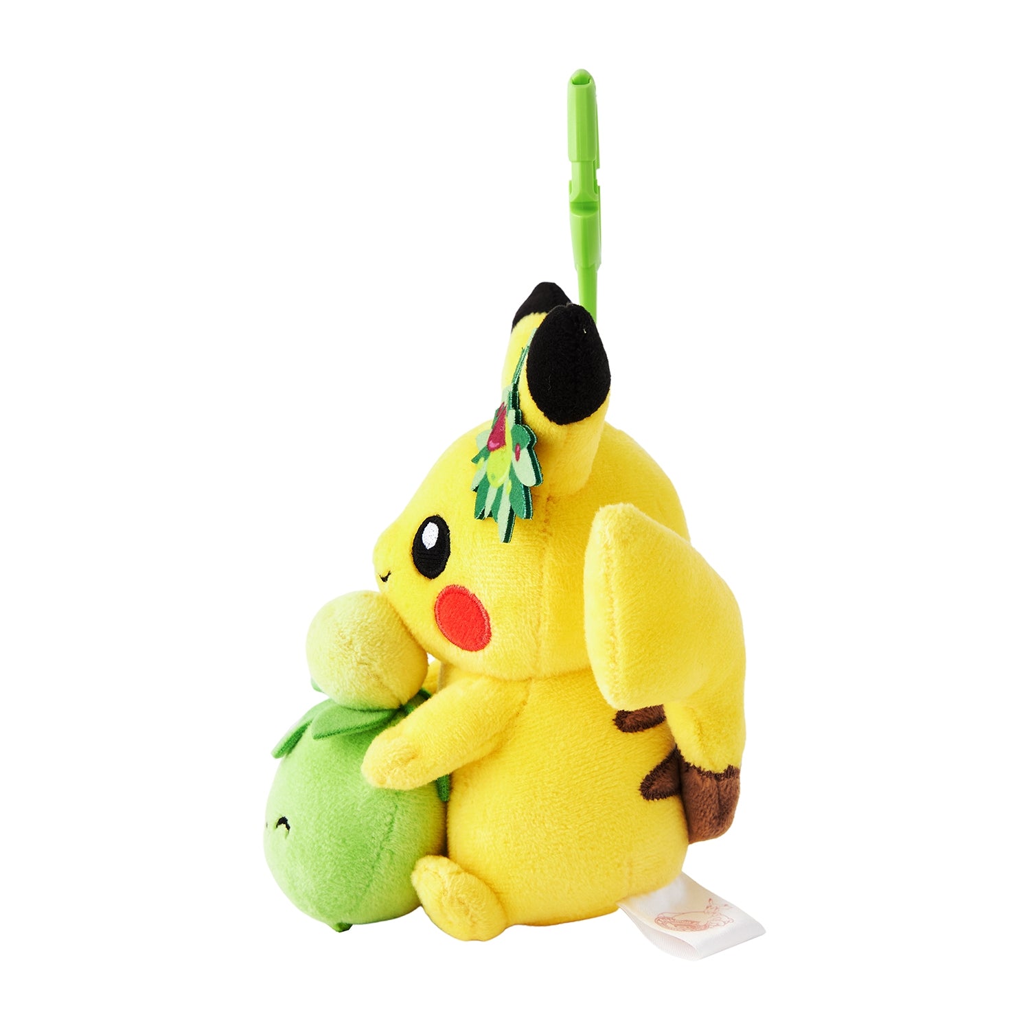 Pikachu & Smoliv Carabiner Mascot Plush – Pokémon Center Kagawa