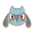 Pokémon Riolu earrings with detailed character design from Japan