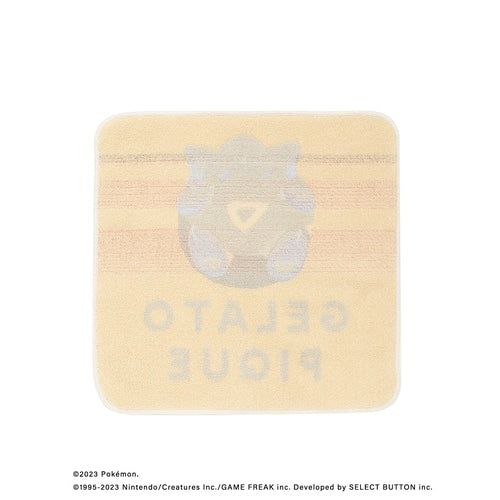 Pokemon Gelato Pique Towel Blue - close-up of the vibrant blue color and fun design from Japan