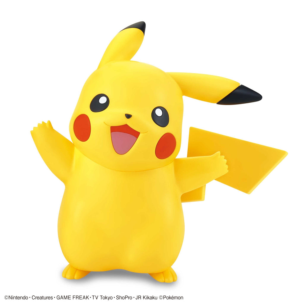 Pikachu plastic model from Japan, detailed lightning bolt tail