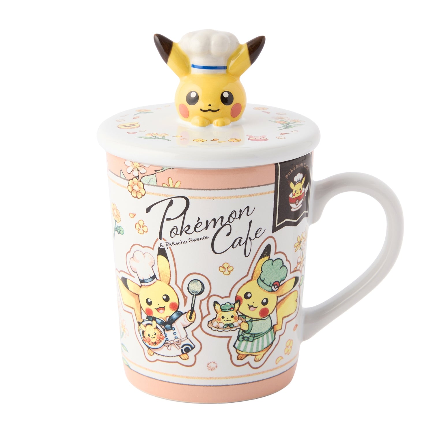 Mug with lid Chef Pikachu