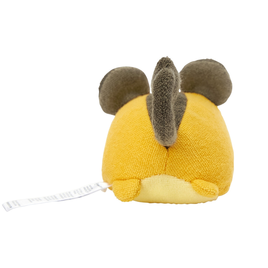 Adorable Dedenne Plushie from Japan in sitting position with bright eyes