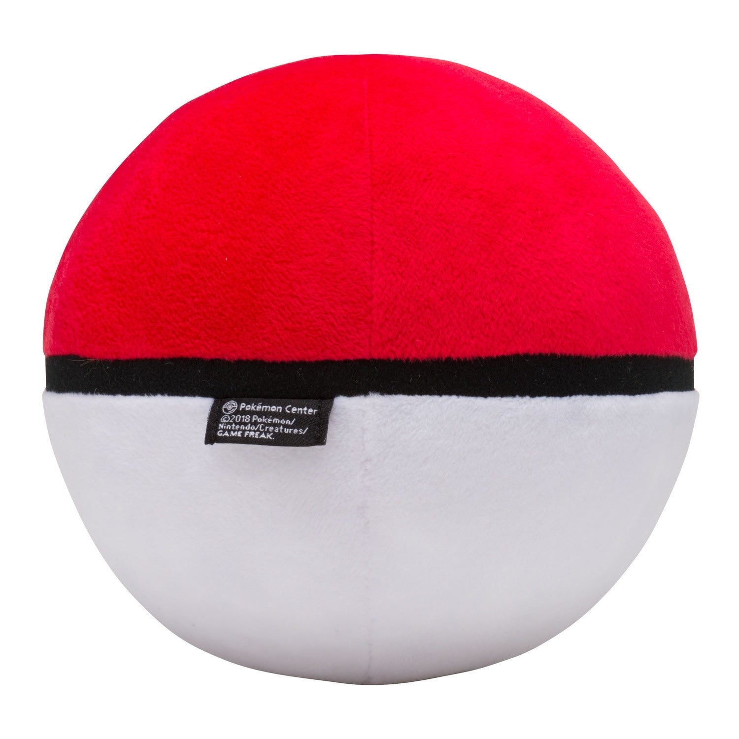 Authentic Pokemon Monster Ball stuffed toy with vibrant colors from Japan