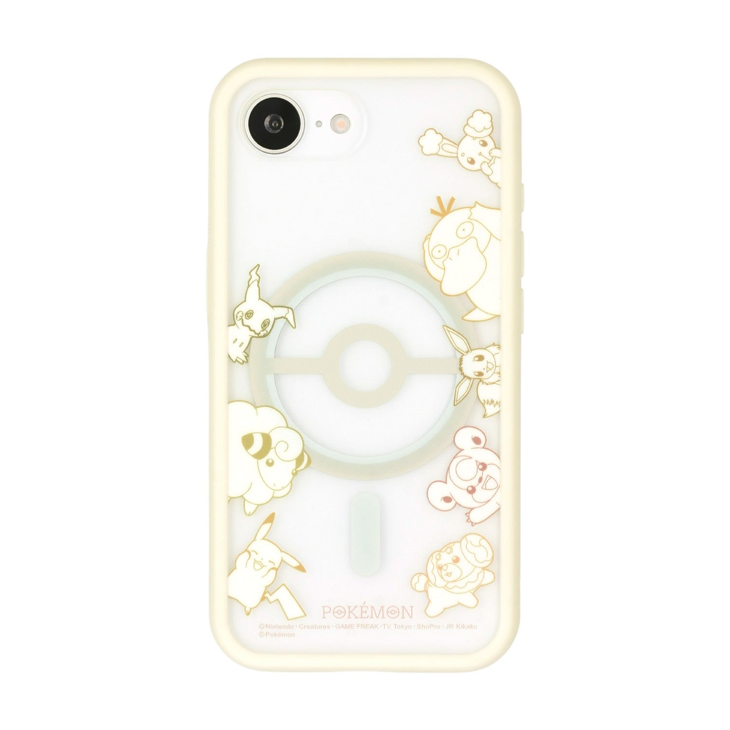 IIIIfit iPhone16e MagSafe compatible plump frame case ivory