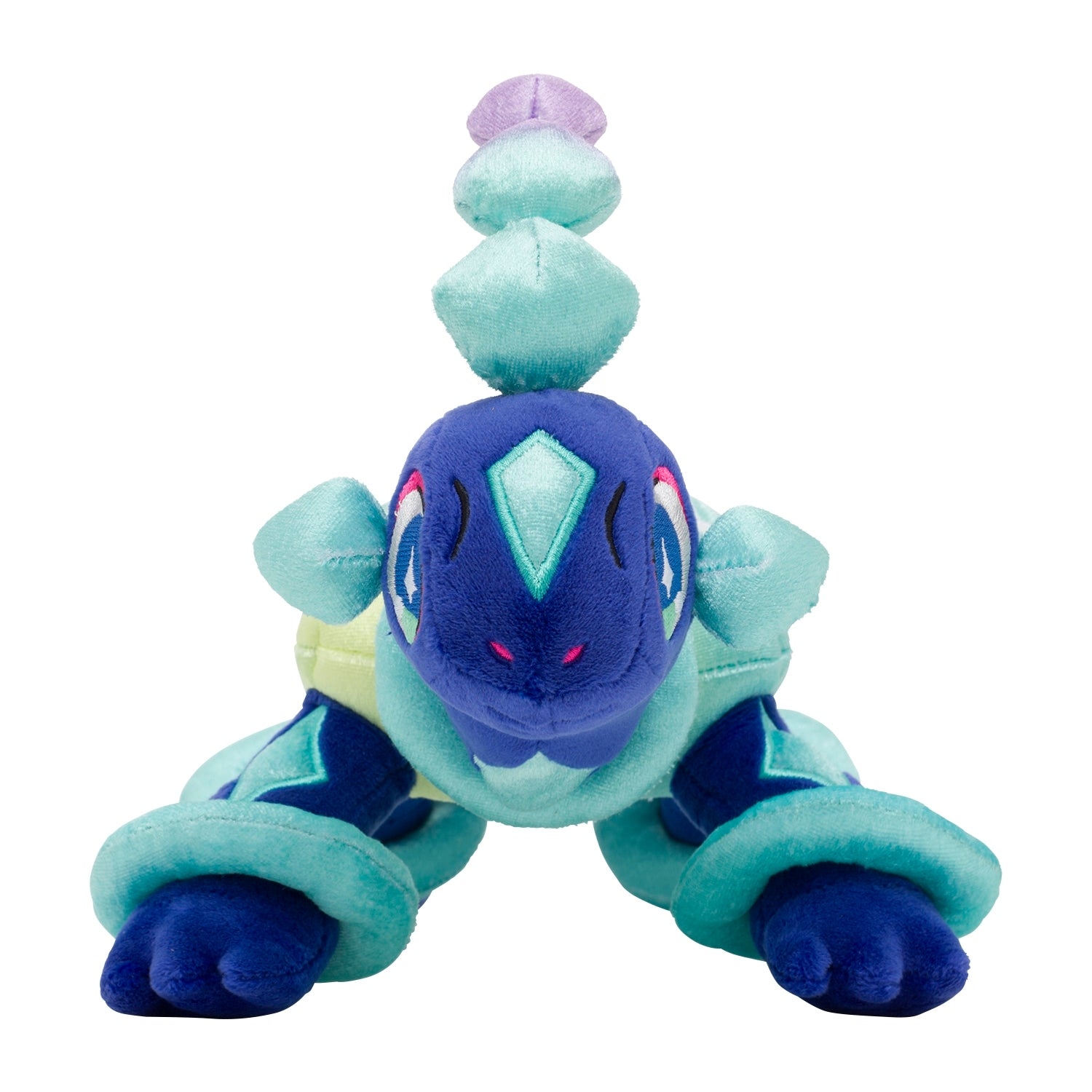 Authentic Japanese Terrapagos plush toy, soft and cuddly from Pokemon Center