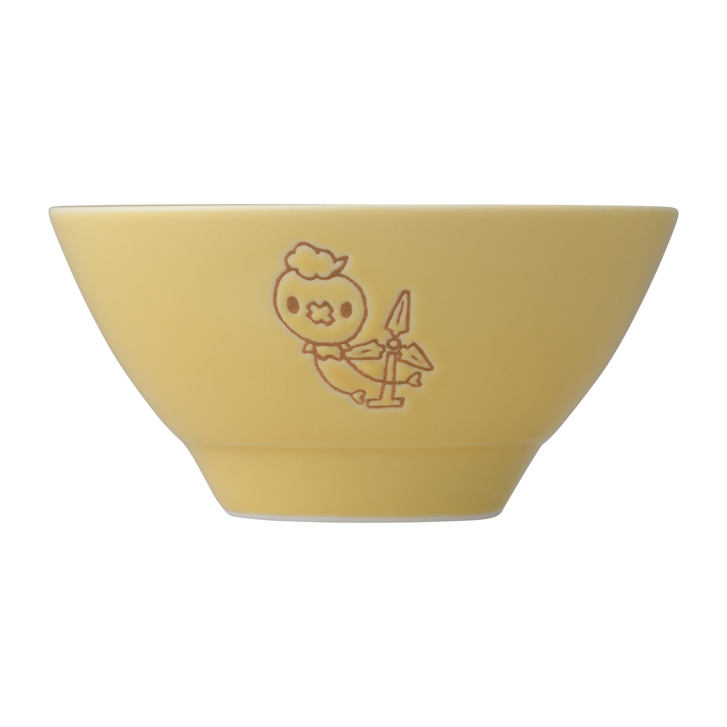 Tea bowl with memories yellow