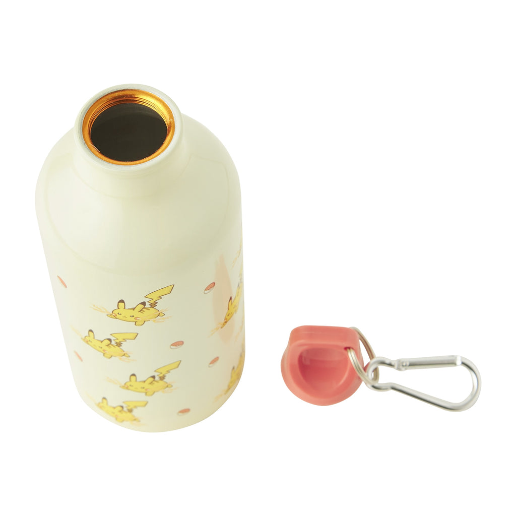 Bottle with carabiner 10 pockets 10 colors Hard-working Pikachu