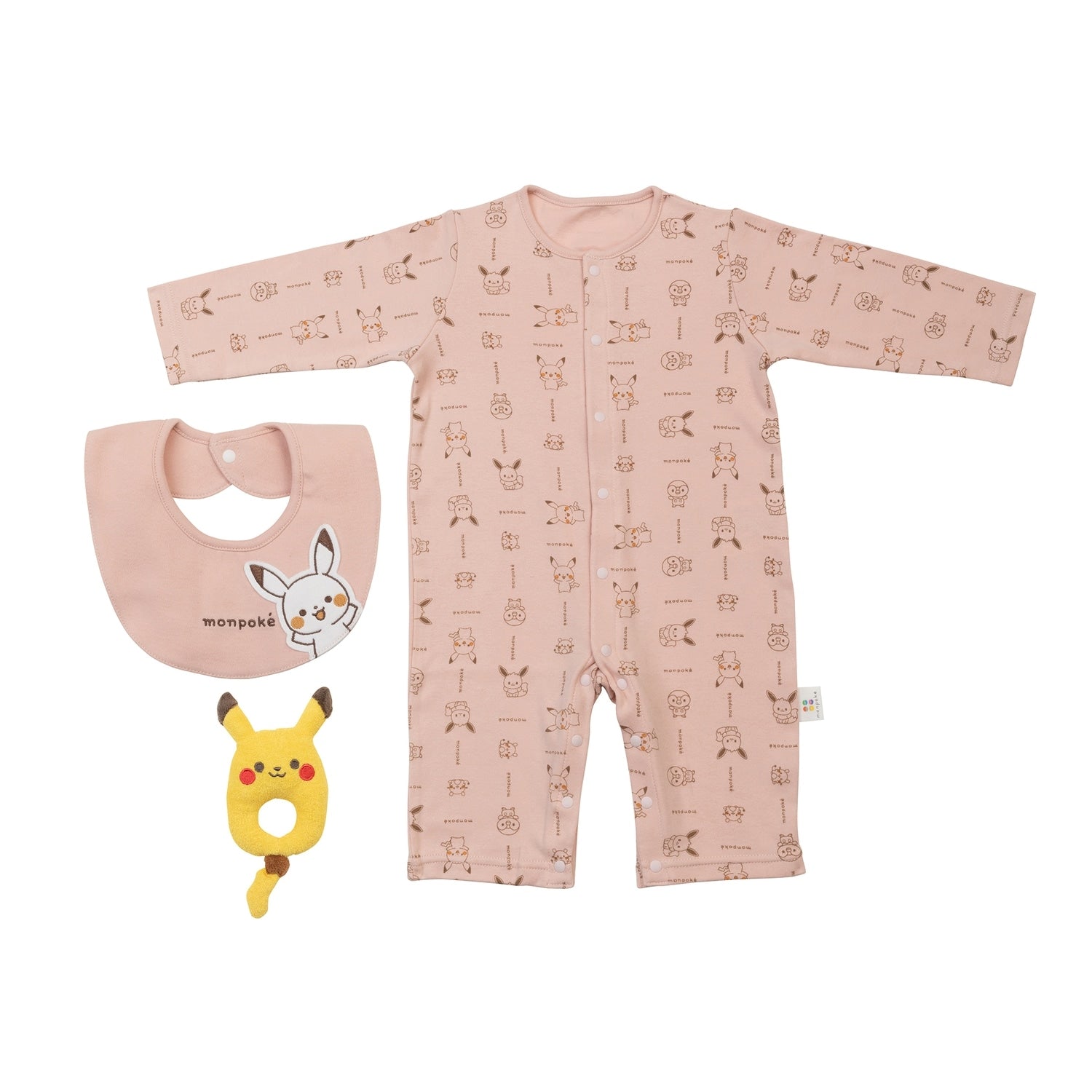 Monpoke Natural Gift Set Pink