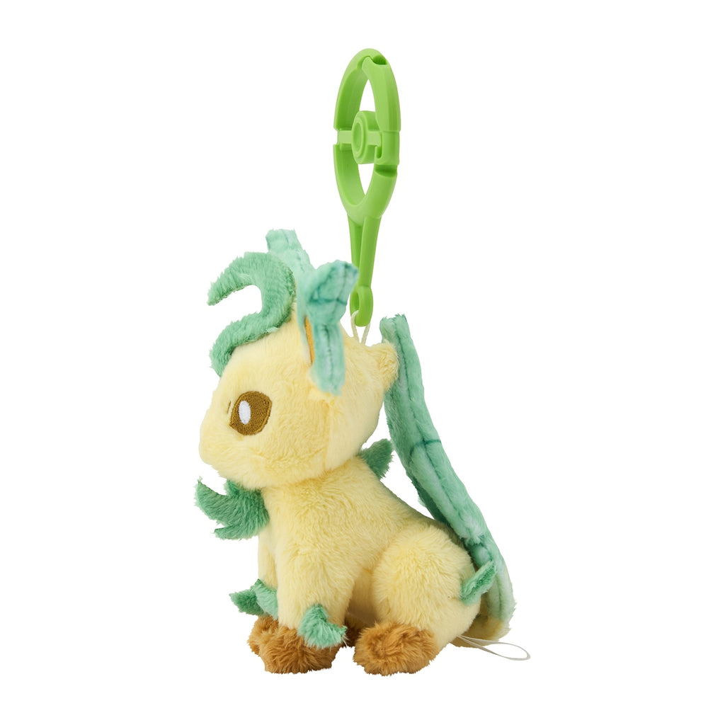 Pokémon Center Japan Leafeon #470 Carabiner Clip Mascot Plush