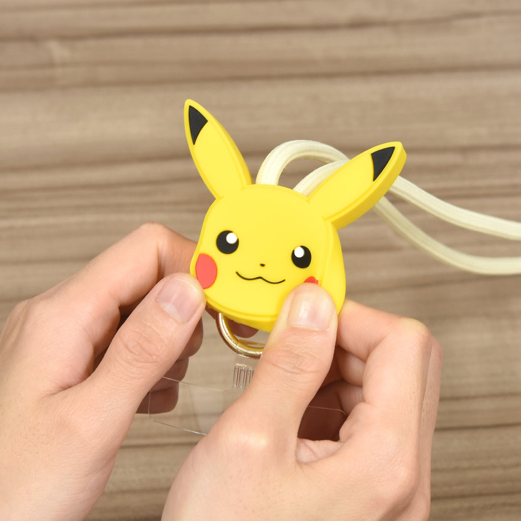 Official Pokemon Center Japan Pikachu Mascot Strap with vibrant colors from Japan