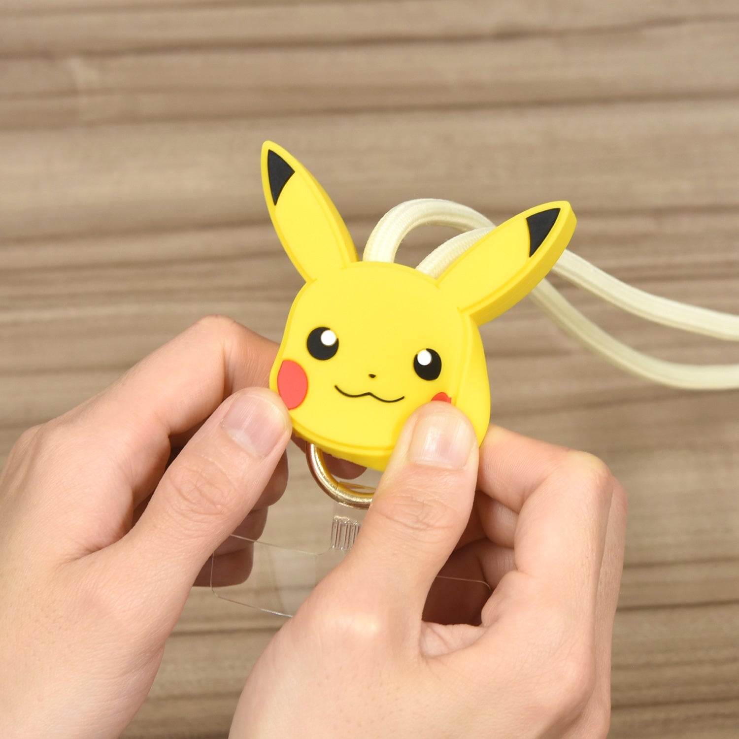 Official Pokemon Center Japan Pikachu Mascot Strap with vibrant colors from Japan