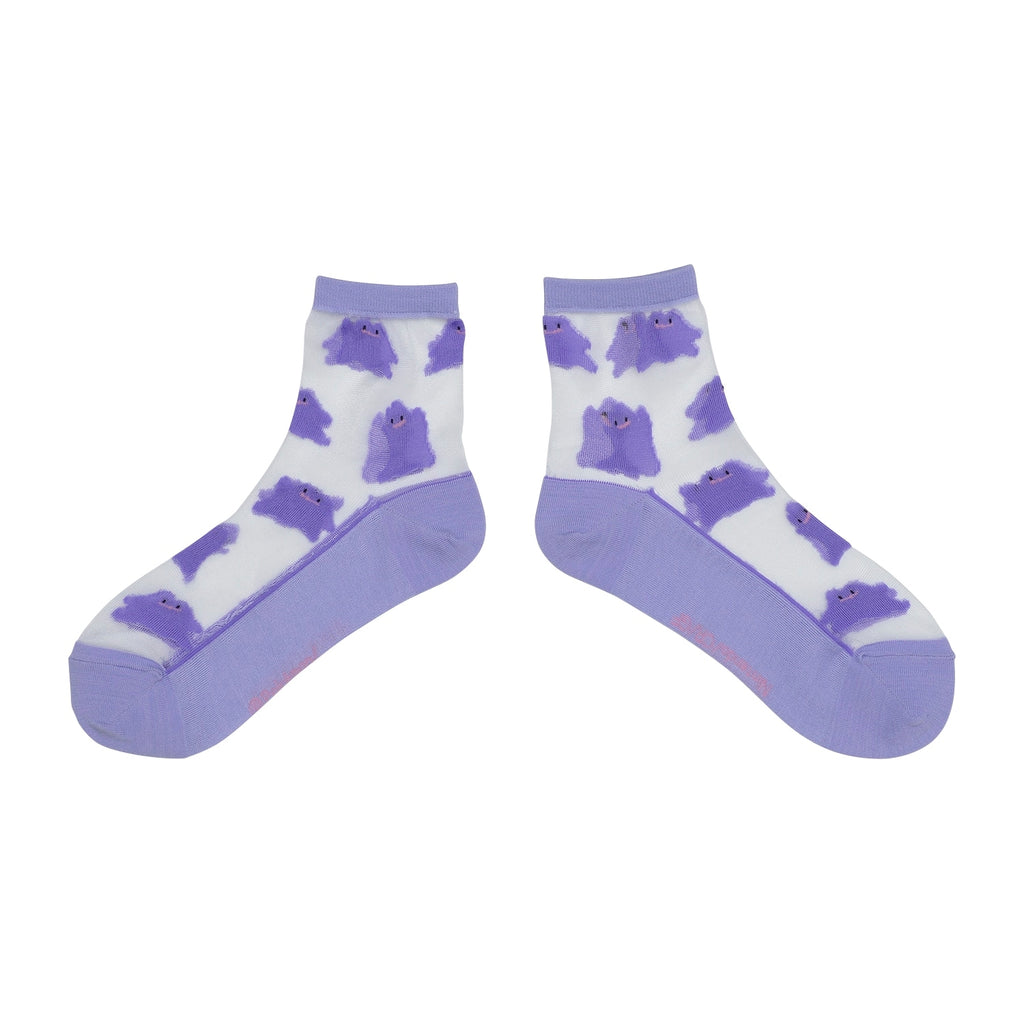 [Choice] Middle socks see-through Metamon (23-24cm)