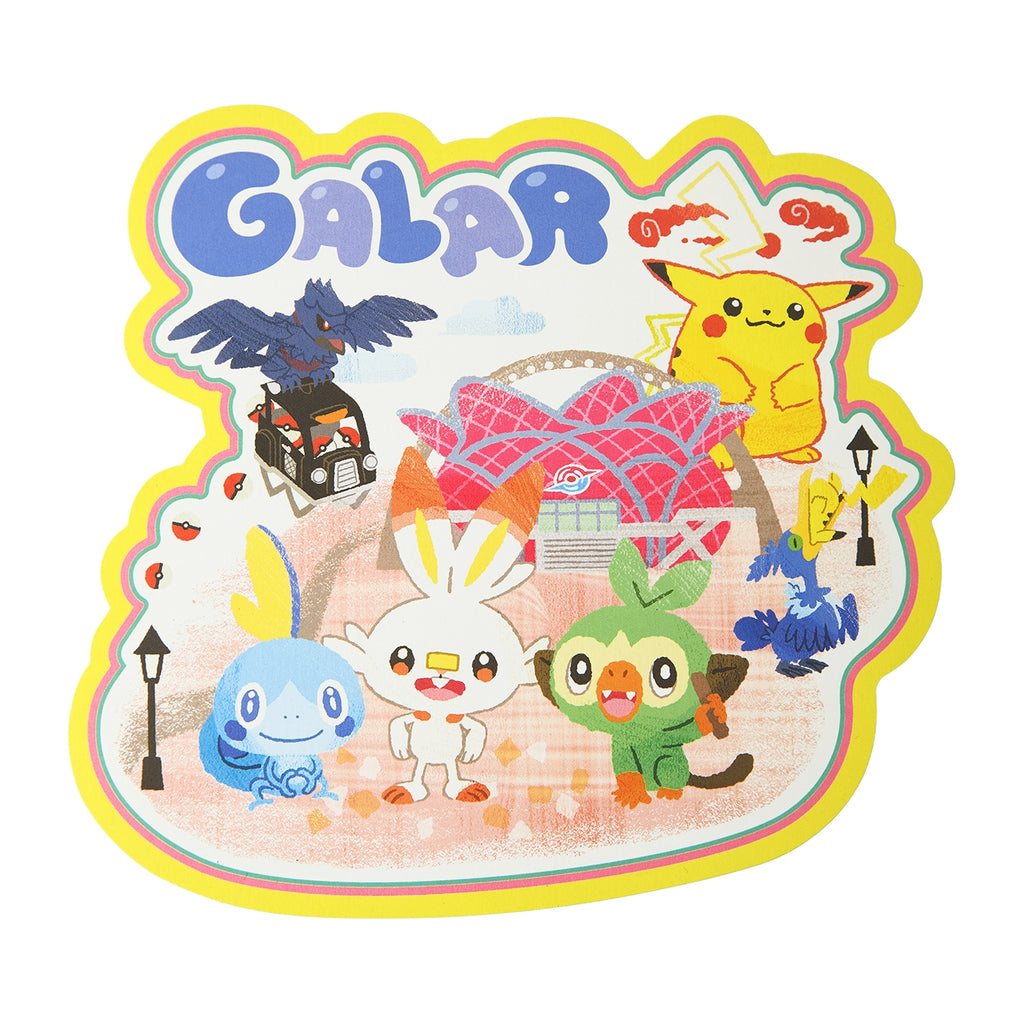 Die-cut postcard set Pokémon’s journey Kanto Hoenn Galar