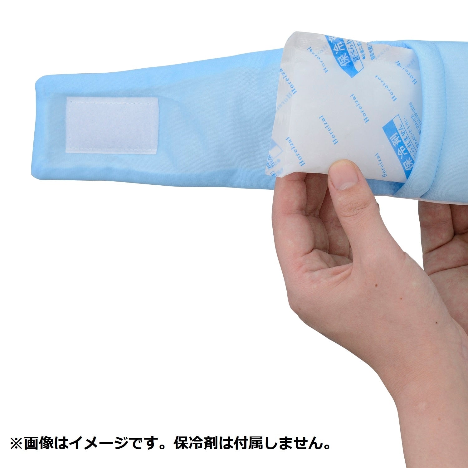 Close-up of Pokemon Cool Neck Towel made in Japan