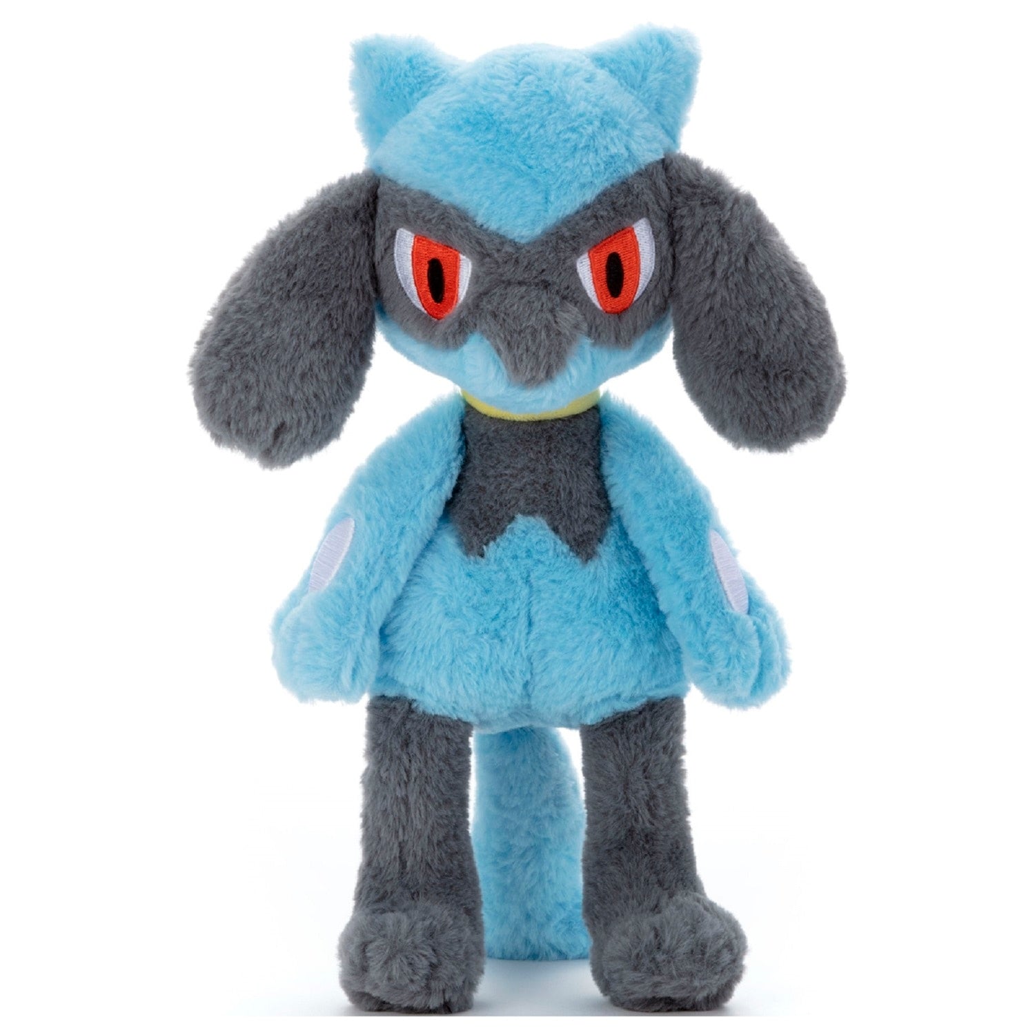 I'm exhausted! Stuffed toy M Riolu plushie from Japan, cute expression