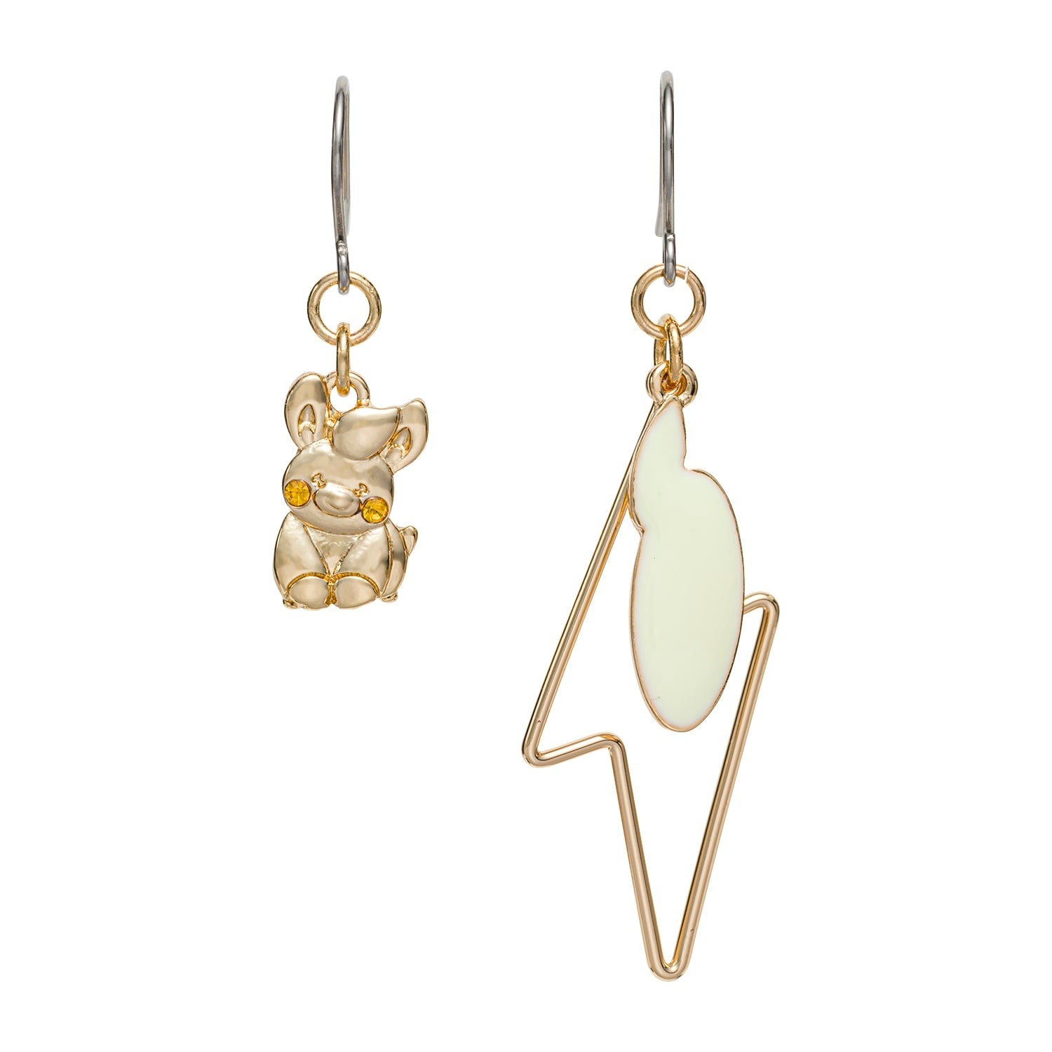 Pokémon Earrings from Japan, featuring Pikachu's face, authentic anime accessory