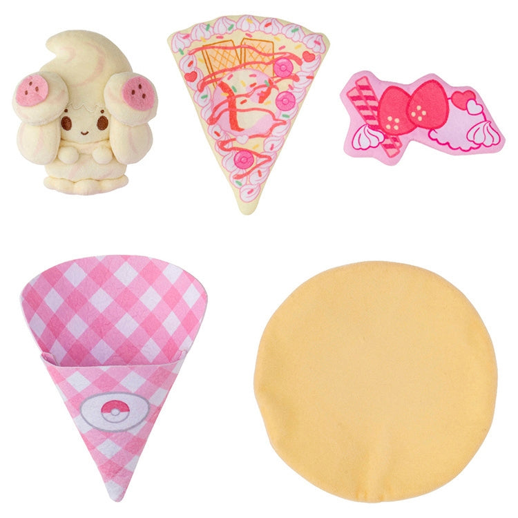 KADO Japan Poke Piece Kuru Kuru Crepe Mawhip Plush Toy, collectible anime item