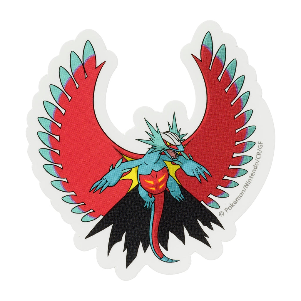 Pokemon Sticker Todorokutsuki with Roaring Moon design from Japan