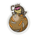 Pokemon Rellor sticker with Rolling Pokemon design from Japan