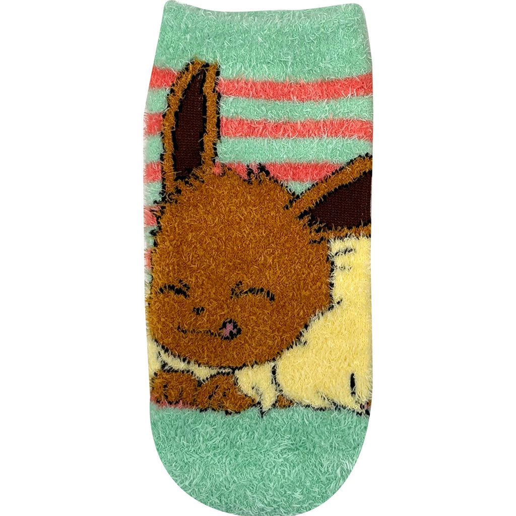 Fluffy socks Eevee border Junior (15-21cm)