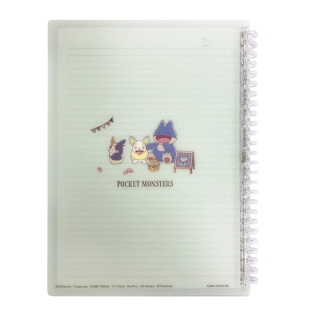 Official Pokemon Center Japan notebook with Mogumogu time design, sourced from Japan