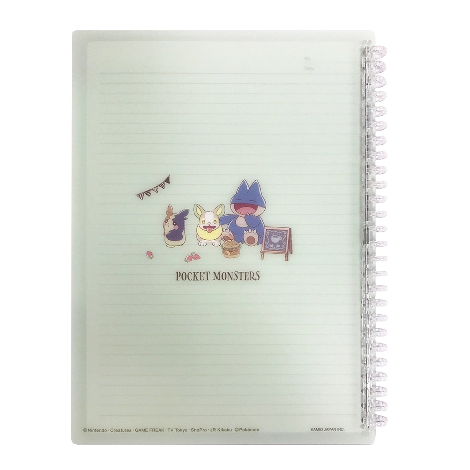 Official Pokemon Center Japan notebook with Mogumogu time design, sourced from Japan