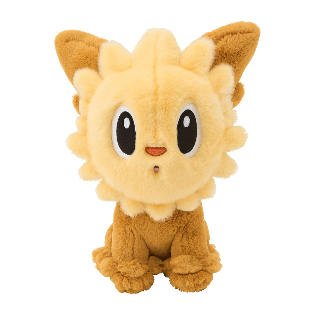 Sitting Yotery Pokemon plushie with cute facial expression from Japan