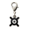 Pokemon Metal Charm 201-X with character design from Japan