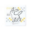 Umbreon pattern square ceramic coaster from Japan, featuring Dark-type Pokemon design