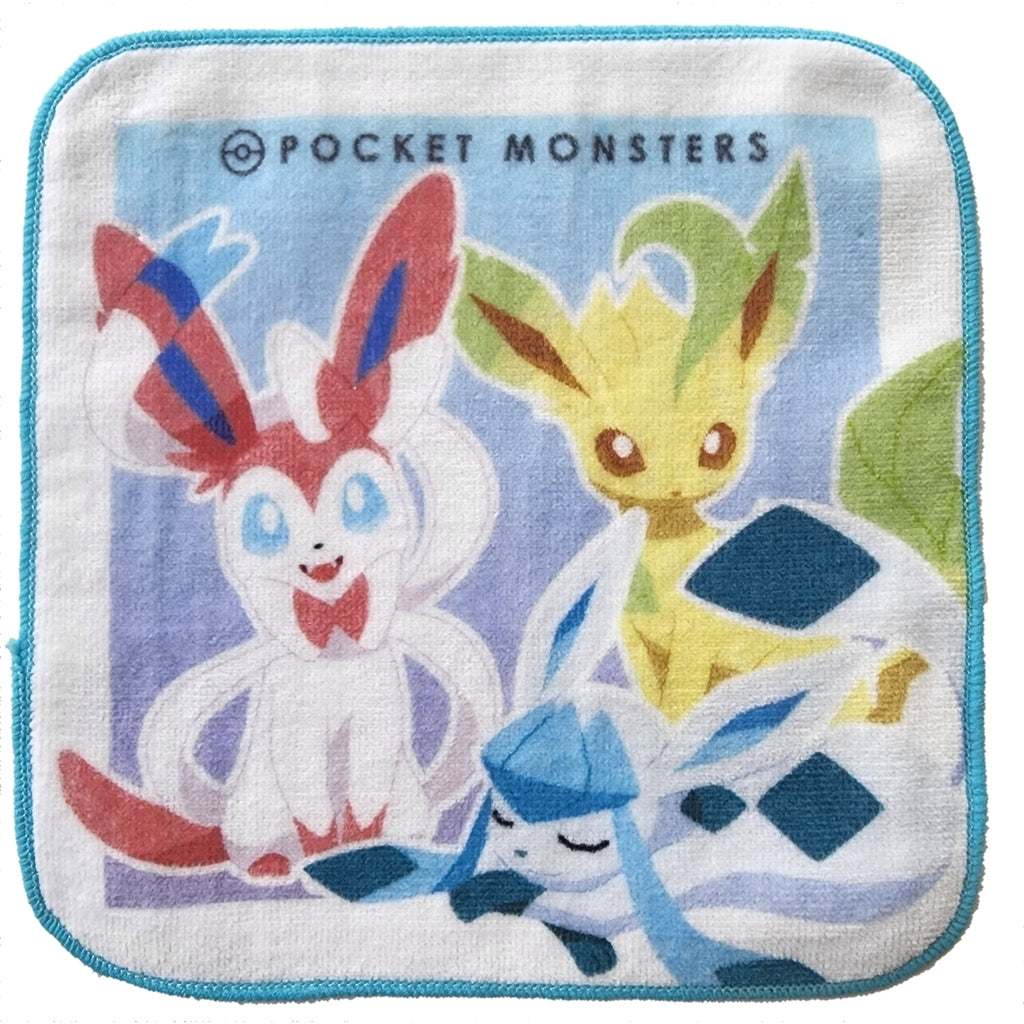 Authentic Eevee 3P mini towel, Japan exclusive Pokemon collectible