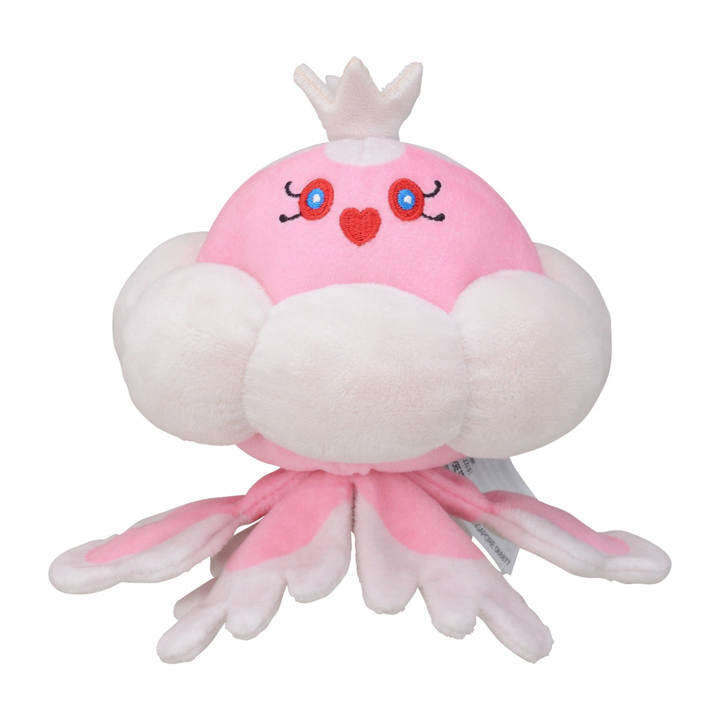 Authentic Japanese Pokémon Brungel plushie, front view, soft and cuddly