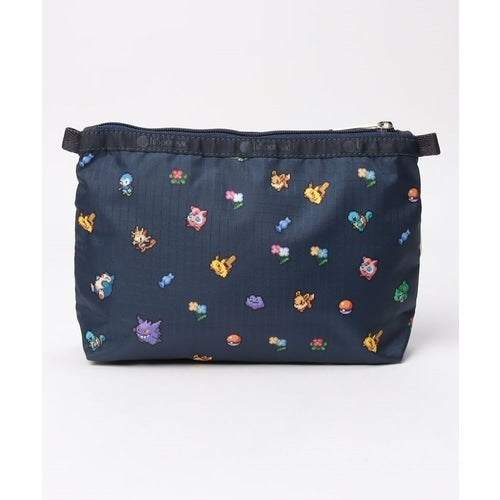 COSMETIC CLUTCH Pokemon and flowers