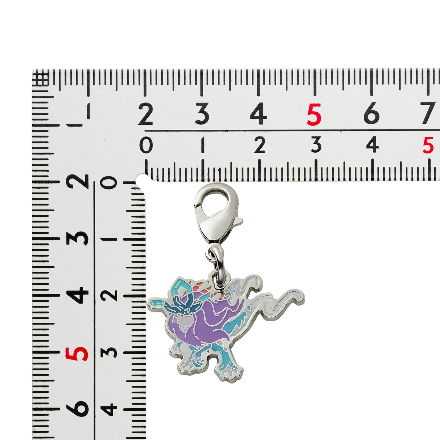 Pokemon Metal Charm 1009 Japan Exclusive, close-up of authentic metal charm with anime character