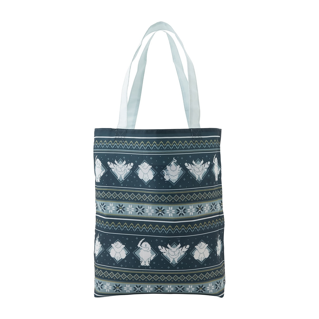 Reversible tote bag Snowy Gathering